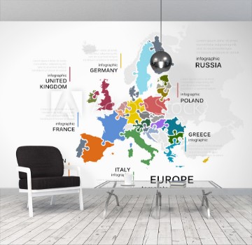 Picture of Europe map